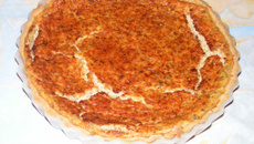 Quiche au velouté de légumes