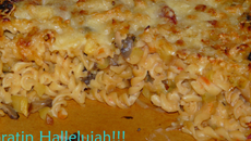 Gratin de pâtes aux légumes