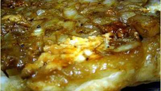 Tatin de pleurotes et d'endives au roquefort