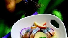 Salade de Princesse Amandine et pomme fruit au hareng