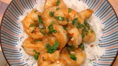 Crevettes sautées à la sauce d'huîtres