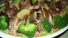 Poulet à la vapeur