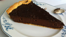 Tarte sucrée au chocolat