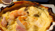 Clafoutis de Saint-Jacques : délice de la mer