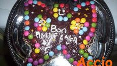 Un gâteau au chocolat