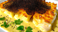 Lasagnes de Saint-Jacques, céleri et truffes