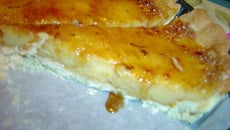 Tarte à l'orange facon créme brulée!