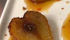 Poires fondantes au Carambar