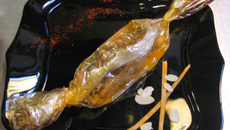 Papillote de saumon sucrée salée à la patate douce