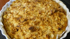 Tarte aux pommes et aux amandes