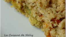 Haddock et Poireaux en Crumble parfumé à l'Ajowan