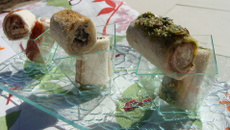 Club sandwich détourné facon sushi