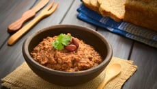 Purée de haricots rouges