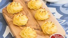 Pommes duchesse à l’huile d’olive