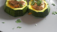 Courgettes farcies savoureuses