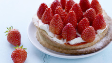 Tartelettes fines aux fraises, mascarpone vanille