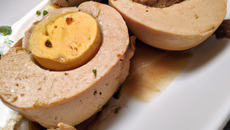 Œufs mollets au foie gras