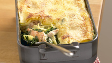 Lasagnes au saumon et épinards