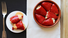 Pimientos del piquillo farcis à la morue