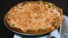 Tarte gratinée aux choux de Bruxelles