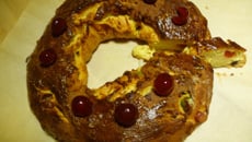 Gâteau des rois doré