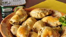 Empanadillas au champignons à la crème et au piment d'Espelette