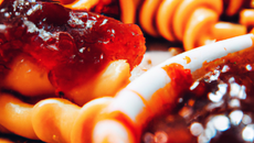 Pâtes à la confiture