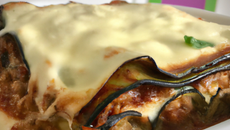 Lasagnes aux aubergines et courgettes