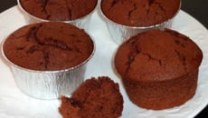 Muffins moelleux au yaourt et au chocolat noir (blancs d'œufs)