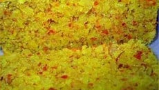 Gâteau au safran et à l'orange