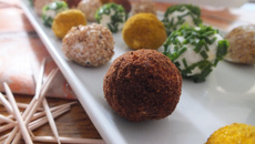 Billes de chèvre frais