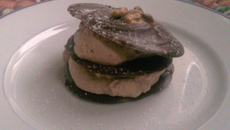 Mille feuilles chocolat à la mousse chocolat - gingembre
