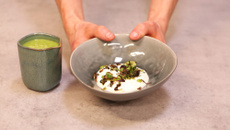 Gaspacho froid de petits pois