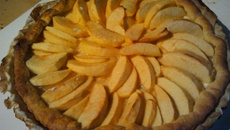 Tarte aux pommes facile à la fleur d'oranger