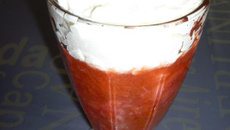 Cappuccino di fragola