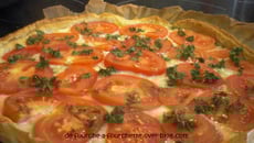 Tarte à la Tomate et à la Tome des Bauges
