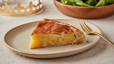 Galette des rois à la frangipane et aux pommes fondantes