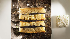 Sanwich tiède à la truffe fraîche et beurre salé