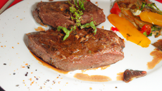 Steak aux griottes