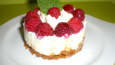 Délices de mascarpone framboises