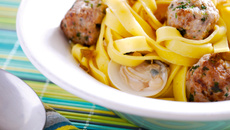 Tagliatelles de veau et coques