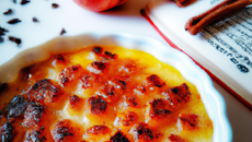 Crème brûlée aux pommes