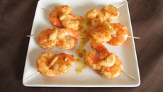 Crevettes à l'ail et à l'huile d'olive