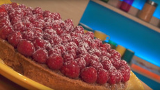 Tarte aux framboises