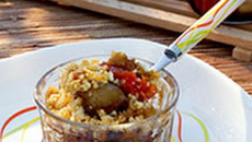 Crumble de tomates cerises