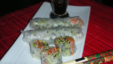 Rouleau de saumon façon sushi