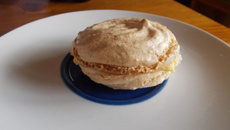 Macarons au lemon curd au Companion