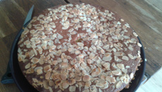 Gâteau aux cerises maison