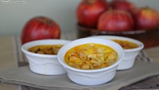 Clafoutis à la pomme et au sirop d'érable