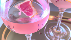Pink gin